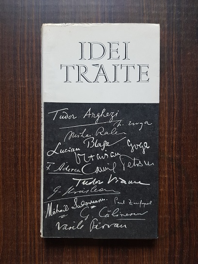 Idei traite. Carte de intelepciune alcatuita de Geo Serban