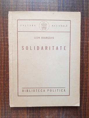 Leon Bourgeois – Solidaritate
