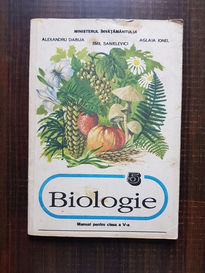 Alexandru Dabija – Biologie. Botanica. Manual pentru clasa a V-a (1990)