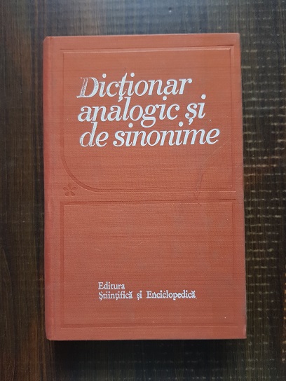 M. Buca, I. Evseev – Dictionar analogic si de sinonime al limbii romane