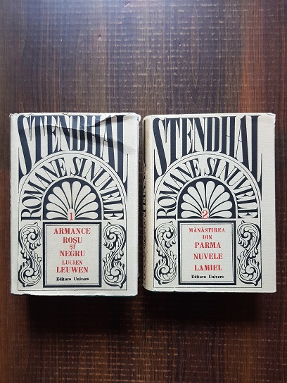 Stendhal – Romane si nuvele 2 volume (1972, editie cartonata bibliofila)