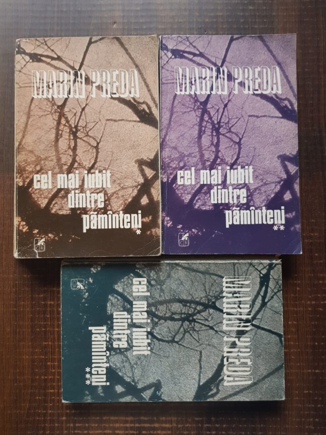 Marin Preda - Cel mai iubit dintre pamanteni 3 volume (1980, prima editie)