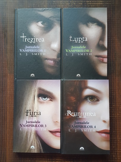 L. J. Smith – Jurnalele vampirilor 4 volume, seria completa (2010, editie cartonata)