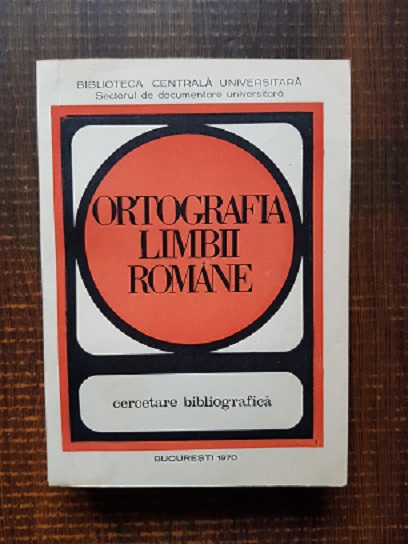 Ortografia limbii romane (1970)