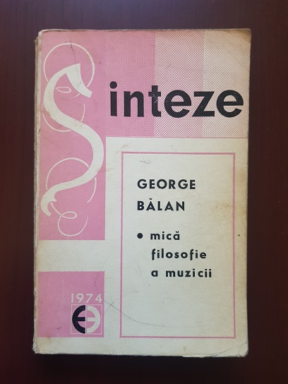George Balan – Mica filosofie a muzicii