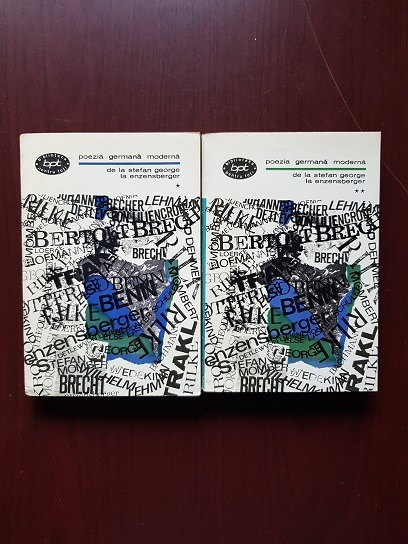 Poezia germana moderna de la Stefan George la Enzensberger 2 volume