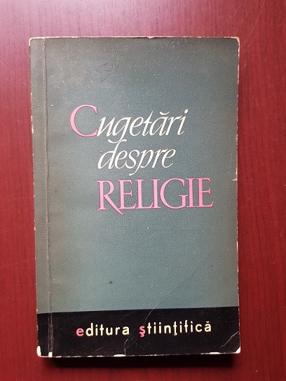 I. A. Galitkaia – Cugetari despre religie (1964)