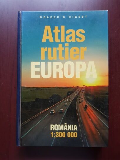 Atlas rutier Europa. Reader’s Digest. Romania 1:300000