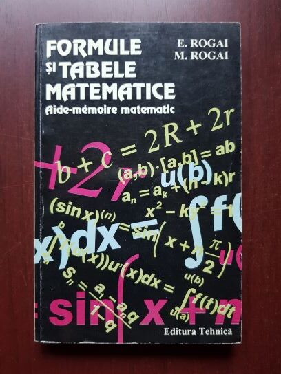 E. Rogai – Formule si tabele matematice