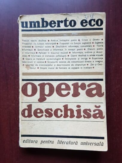 Umberto Eco - Opera deschisa
