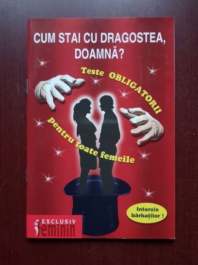 Cum stai cu dragostea, doamna?