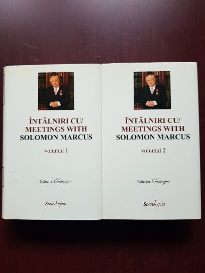 Intalniri cu/ meetings with Solomon Marcus 2 volume
