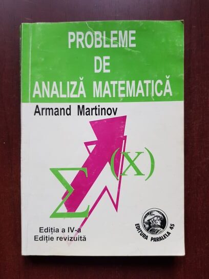 Armand Martinov – Probleme de analiza matematica