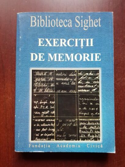 Exercitii de memorie. Biblioteca Sighet