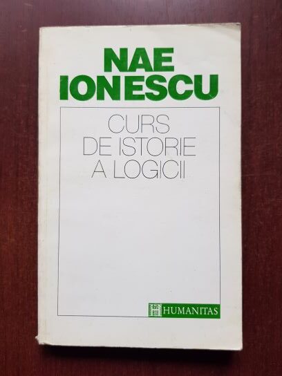Nae Ionescu – Curs de istorie a logicii