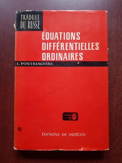 L. Pontriaguine – Equations differentielles ordinaires