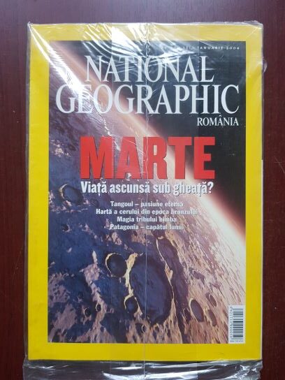 Revista National Geographic, ianuarie 2004. Marte