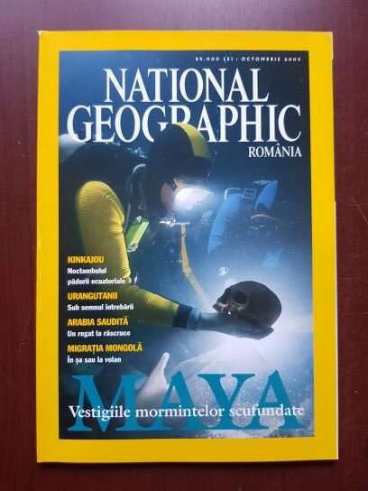 Revista National Geographic, octombrie 2003. Maya