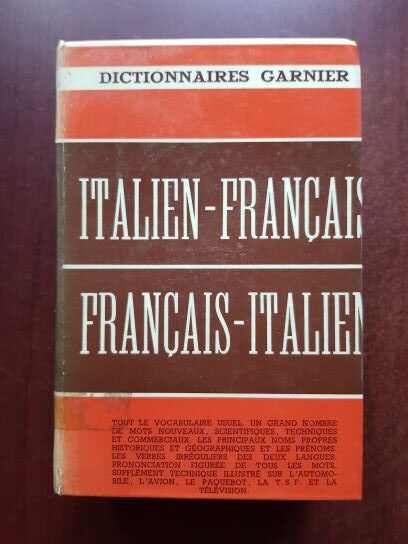 Dictionnaire moderne italien-francais et francais-italien