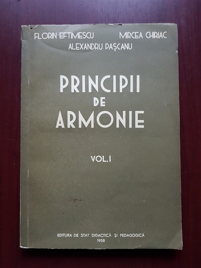 Florin Eftimescu, Mircea Chiriac – Principii de armonie volumul 1