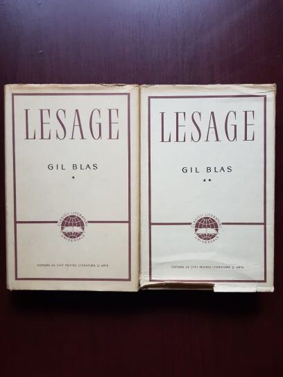 Alain Rene Lesage – Istoria lui Gil Blas de Santillana 2 volume (1960, editie cartonata)