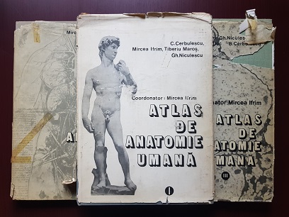 Mircea Ifrim, C. Cerbulescu, Tiberiu Maros – Atlas de anatomie umana 3 volume (1983-1985)