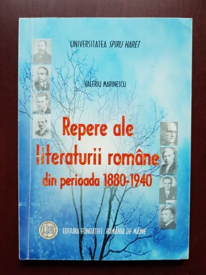 Valeriu Marinescu – Repere ale literaturii romane din perioada 1880-1940