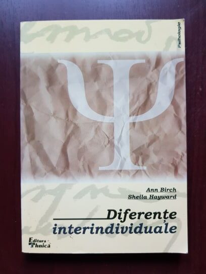 Ann Birch, Sheila Hayward – Diferente interindividuale
