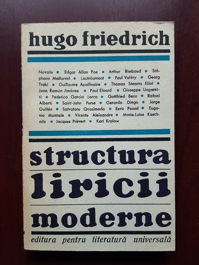 Hugo Friedrich – Structura liricii moderne (1969)
